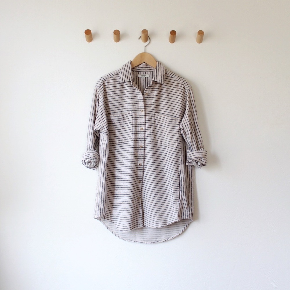 M A D E W E L L • Flannel Button Down Tunic